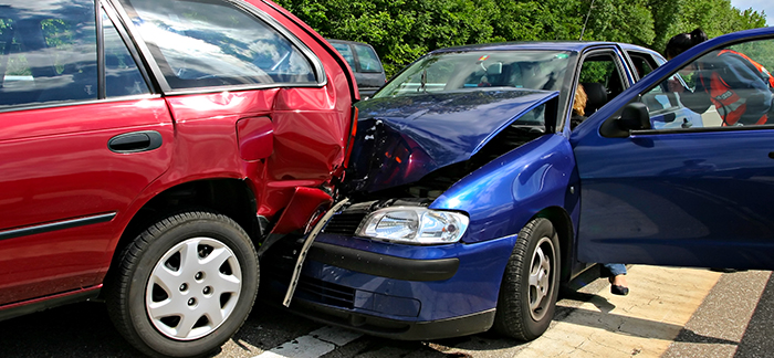 Foto accidente frontal
